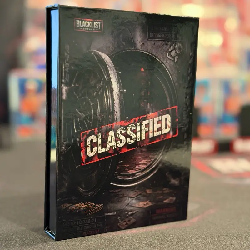 #1336 GIANTS Divisional SUPPY CLASSIFIED Divisional Break Sports Card Repack Box - Limited Edition Collectible Series for Enthusiasts