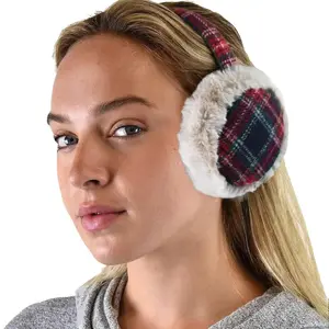 C.C Soft Winter Warm Adjustable Headband Ear Warmer Earmuffs