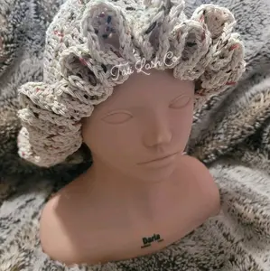 Crochet Ruffle Beanie
