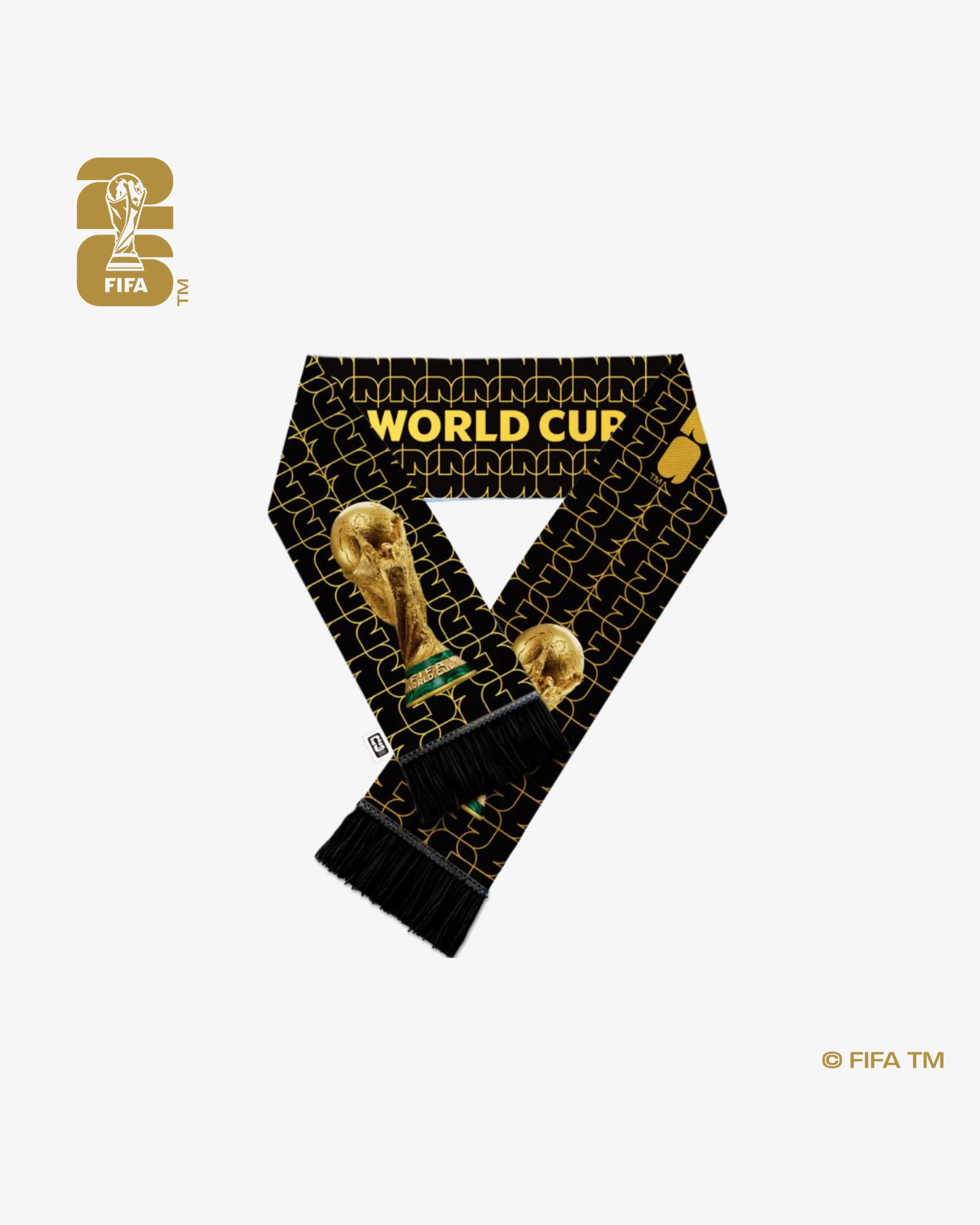 FIFA 26 Fan Scarf -  Black & Gold
