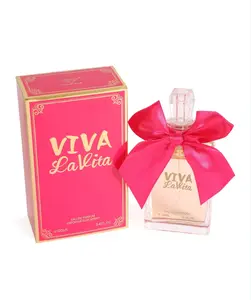 Viva La Vita Eau de Parfum for Women 100ml/3.4 Fl.oz - Fragrance with Pink Bow Design