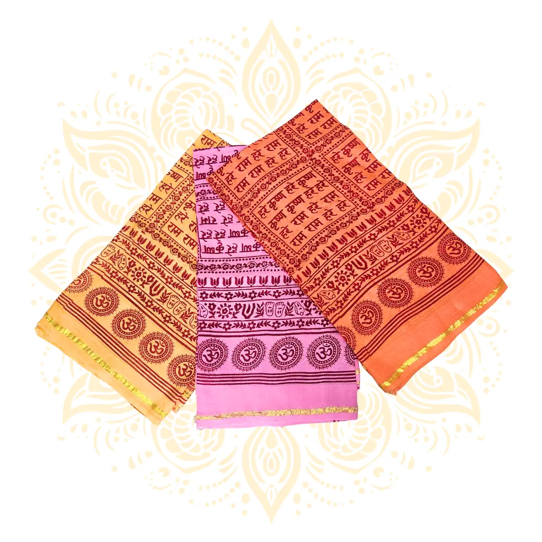 Printed Hari Nam Cotton Chadar