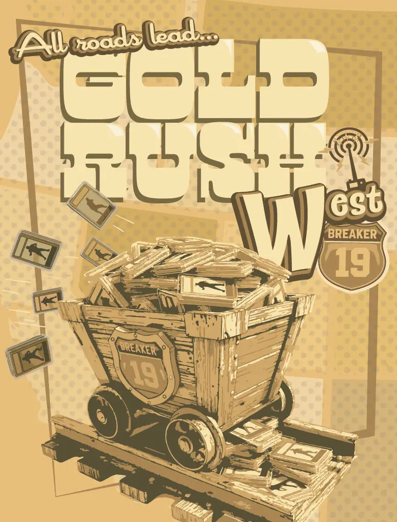 301: 4 Spot Gold Rush Directional Break, One Box PYD Pick Your Direction
