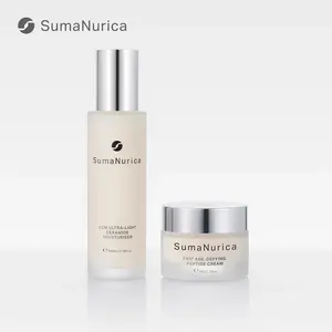 SumaNurica Hydration Duo, ECM Ultra-Light Ceramide Moisturiser + Pro5 Peptide Cream for Soft, Hydrated Skin