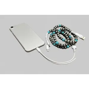 Western Style Beaded USB-C Charging Cord