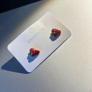 Strawberry earrings
