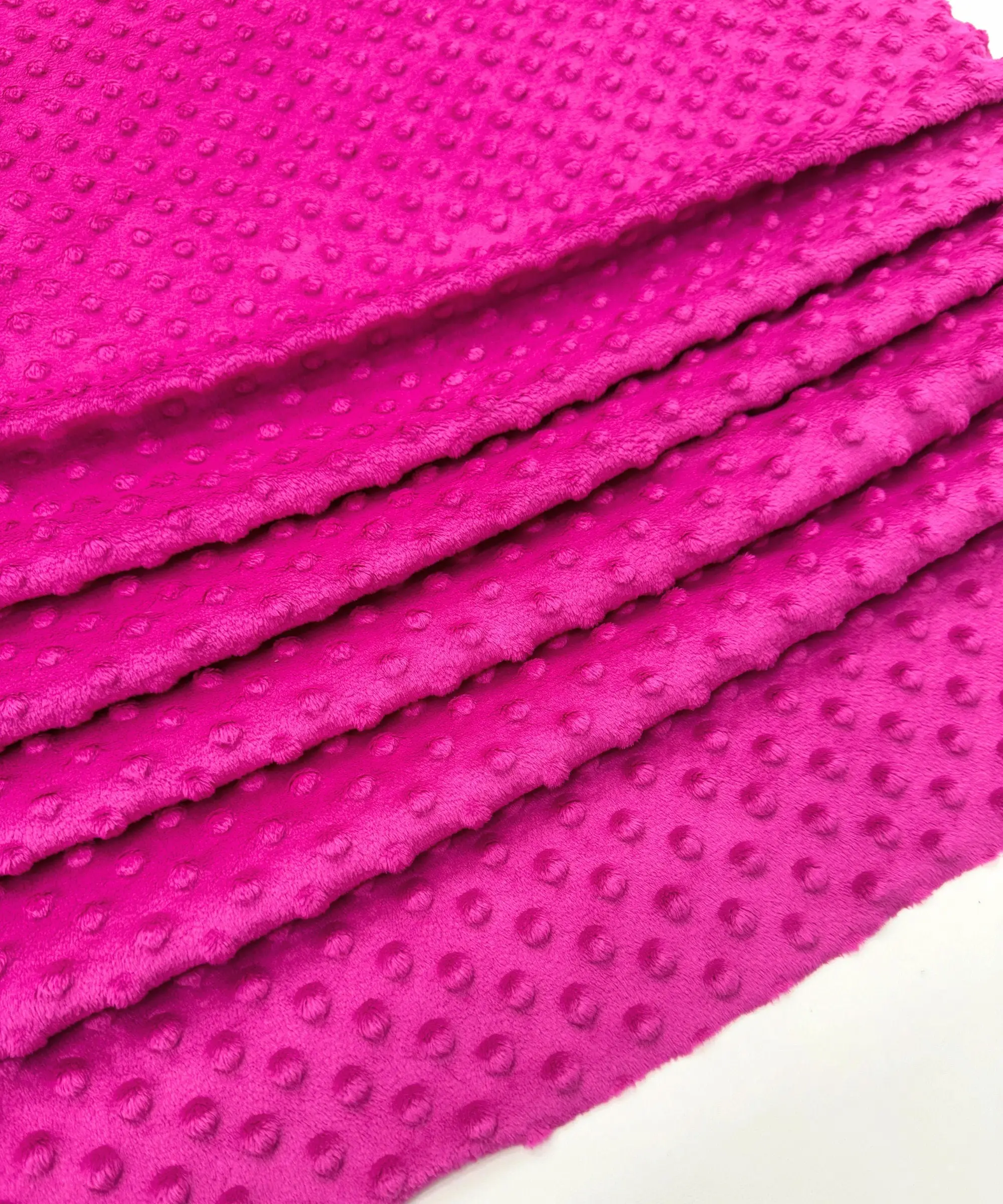 Fuchsia Minky Fabric