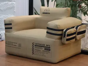 Outdoor Automatic Inflatable Sofa  ||  Tactical Wind single or double-person lazy-person foldable portable air inflatable bed