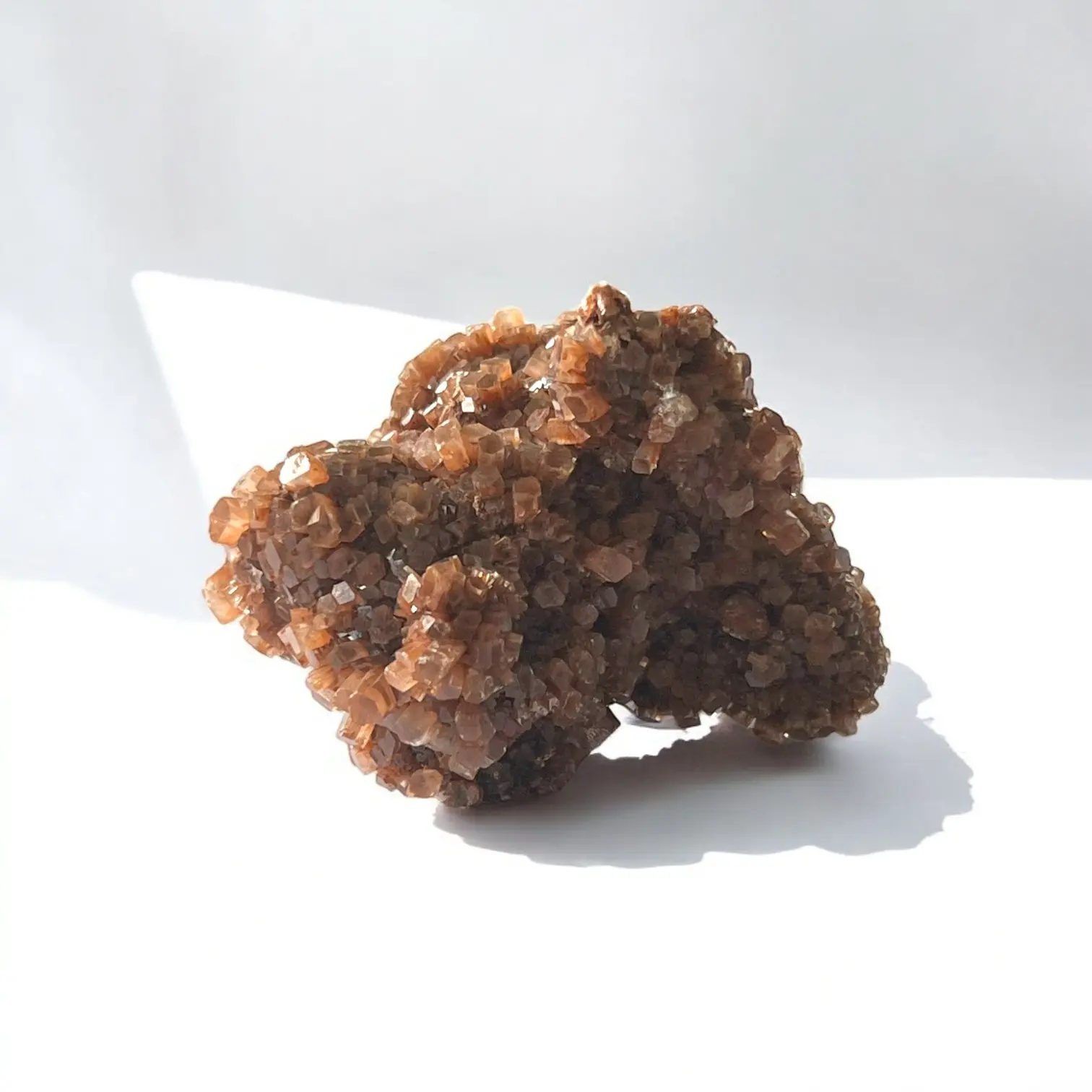 Red Aragonite Crystal from Morocco, Red Aragonite Mineral Specimen