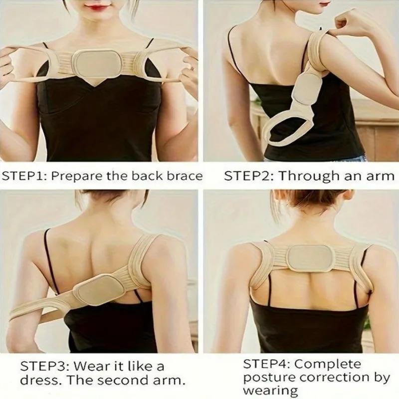 Adjustable Posture Corrector Belt For Men & Women Hunchback Relief Back Support  Home Office Sport Upper Back Neck  Rehabilitation Robot Gloves Hand Hemiplegia Cervical Brace Electric Exerciser Ergonomic Stroke Training Finger and