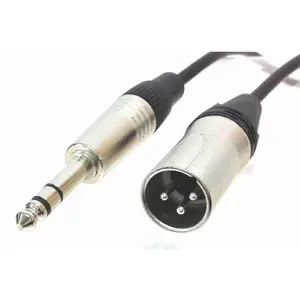 XLR Quad Microphone Cable with XLR Male to 1/4" TRS Male Connectors