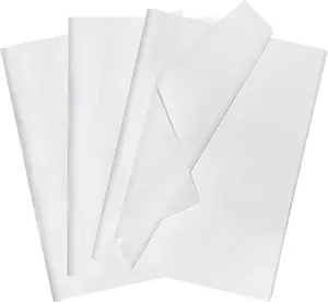 120 Sheets 20"X14" White Tissue Paper for  Bags Wrapping, Art Tissue Paper Bulk for Weddings Birthday Party Crafts Decoration