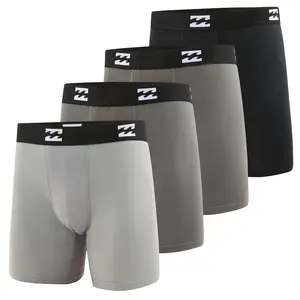 Billabong Mens Underwear 4 Pack Microfiber Performance Boxer Briefs for Men