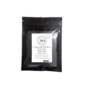 Arete Organic Men's Care Activated Charcoal Clay Mask Skin Repair Aloe Aloe Vera