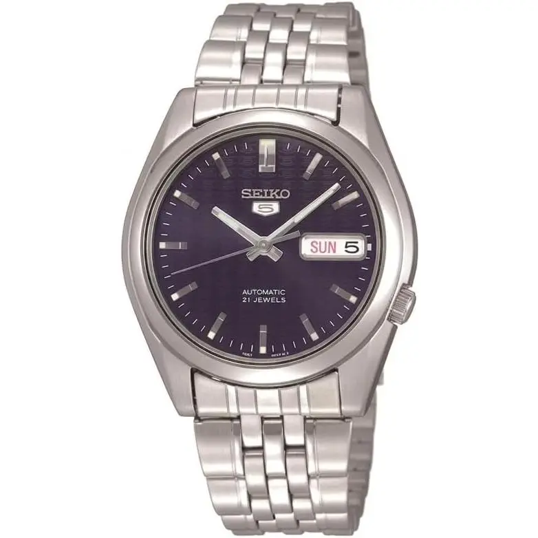 Seiko Series 5 Automatic Black Dial Mens Watch SNK357 SNK357K1