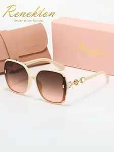 Renekton Women's Fashion Y2K Sunglasses, Imitated Diamond Decoration, Perfect for Summer Beach Travel & Daily Wear