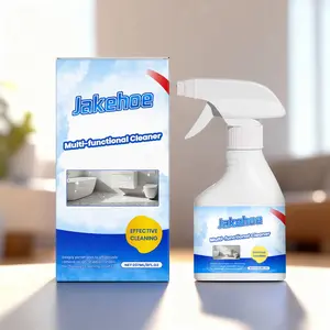 Jakehoe Stain Cleaner Spray, Multipurpose Cleaner, Stain Remover, Kitchen Bathroom Multi-Surface Household Daily Cleaning Spray, Effective Grime Removal Solution