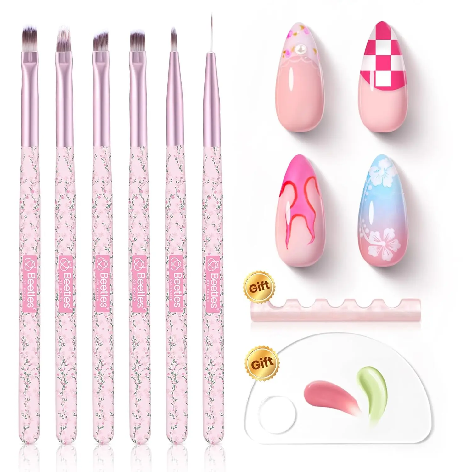 6Pcs Nail Art Brushes Set