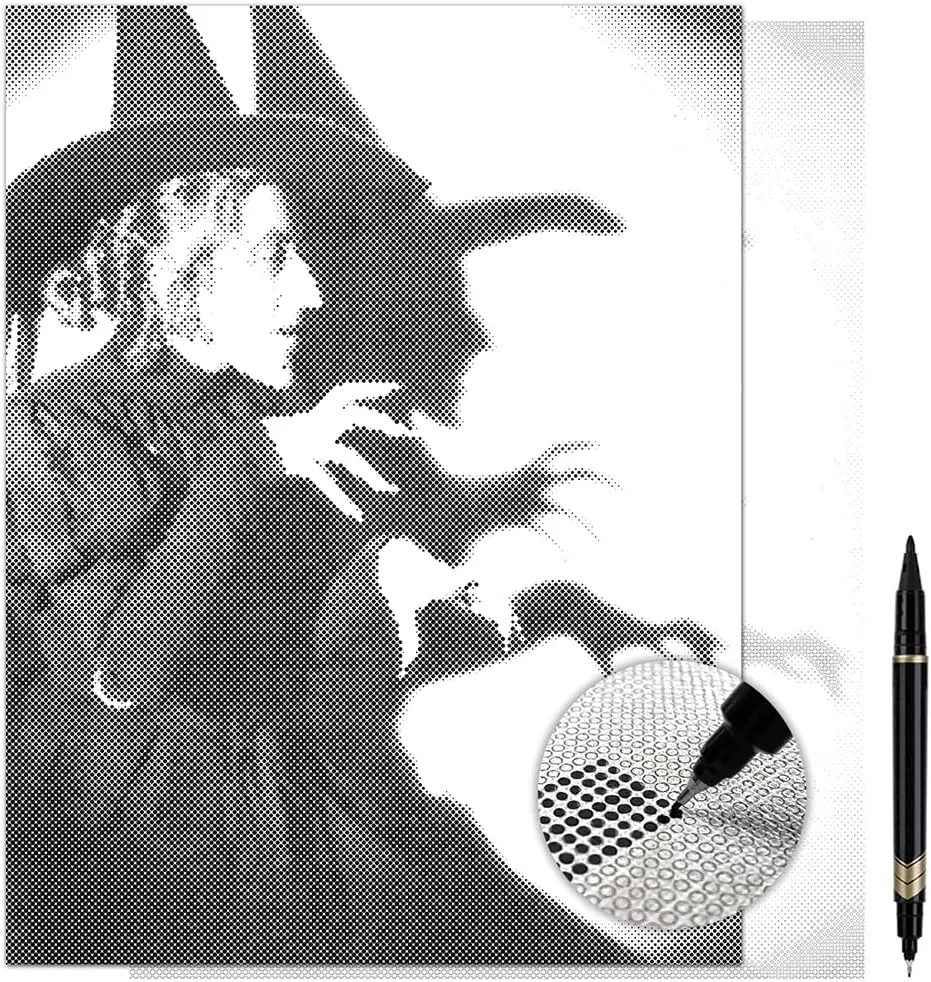 Wicked Witch of the West Dot Painting Kit for Adults — 13×17 Canvas with Dual-Tip Marker