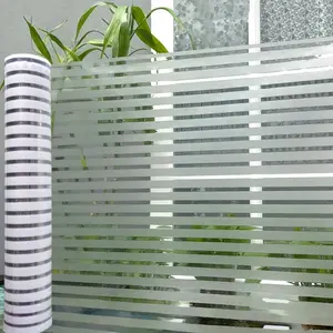 Privacy Glass Strip Sticker Roll, Home Bathroom Sun Protection Film, Sun Shade Film, Window Insulation & Security Cover, Window Privacy Films, Easy Application