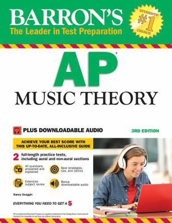 USED Book - AP Music Theory: With Downloadable Audio Files by Scoggin, Nancy Fuller (Paperback) - english