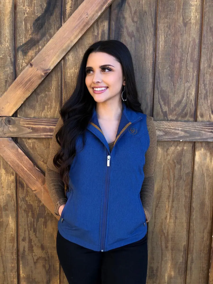 ARIAT – WOMEN’S New Team Softshell Vest ( Marine Blue )