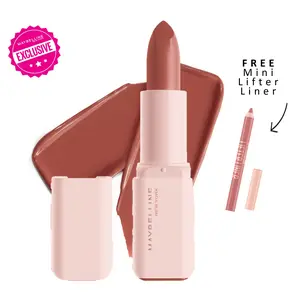 Serum Lipstick, Satin & Matte, 8H Moisture, Oil-Blend + Hyaluronic Acid, Maybelline New York