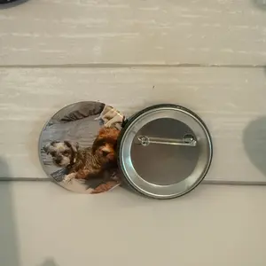 📌 Custom Photo Pins – Personalized 2.25” or 3.5” Buttons