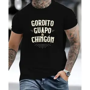 Summer t Shirts Chubby, Handsome and Awesome - Funny Mexican T-Shirt