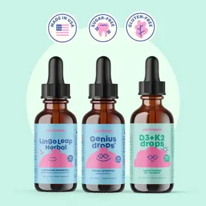 JoySpring Focus & Learn Bundle – Natural Supplement for Concentration & Daily Wellness