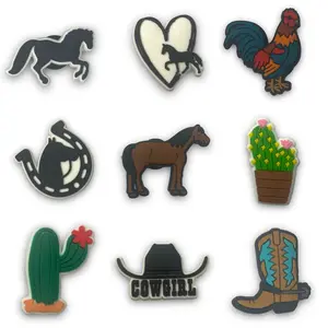 Cowboy Western Croc Charm Cowboy Western Croc Charm