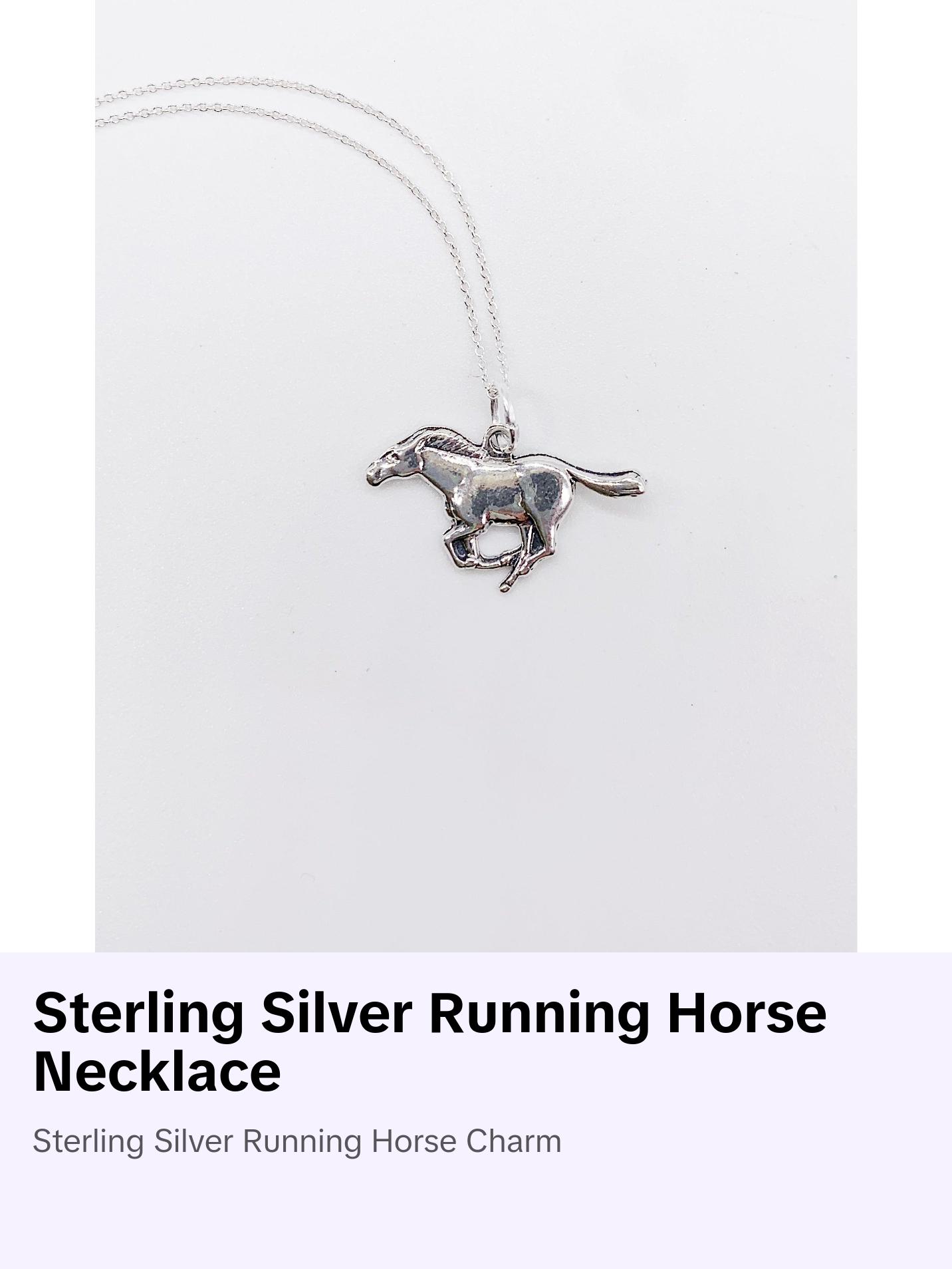RUNNING HORSE NECKLACE