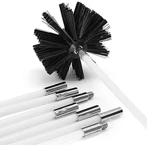 10  Dryer Vent Cleaner Kit, Dryer Duct Cleaning Kit, Includes 8 Flexible Rods, Synthetic Brush , Flexible Lint Remover