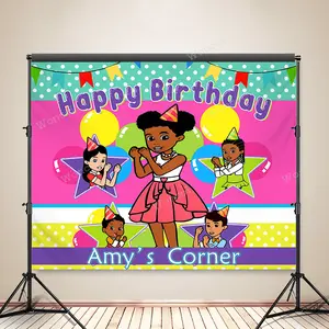 Gracie's Corner Backdrop Girls Birthday Backdrop Custom Gracies Corner Banner Poster Decor Party Decorations Photography Props