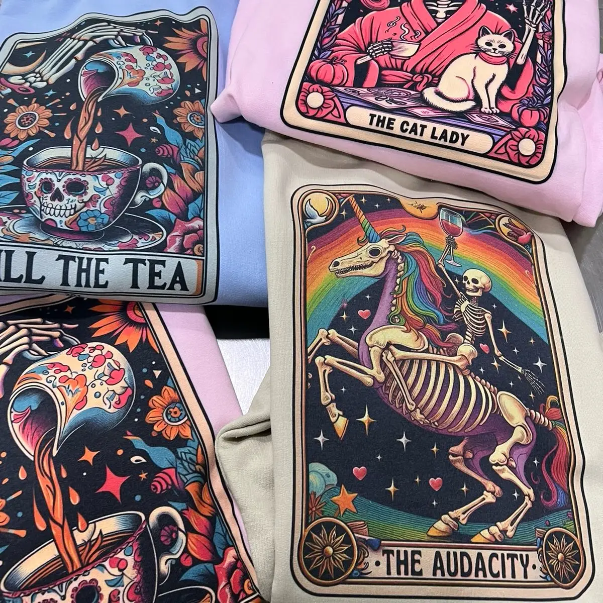 Tarot Skeleton Sweatshirts Skull Pullovers Sarcastic Skull Sweatshirts The Hot Mess Express Hoodie Drama Queen Top Emotional Dumpster Fire Pullover Ro