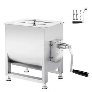 30L Manual Meat Mixer – Fixed Tank, 30LB Max Capacity | For Sausage Meat Mixing