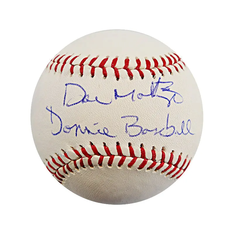 Don Mattingly New York Yankees Autographed Signed Donnie Baseball OMLB Ball (CX Auth)
