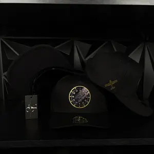 True North pilot SnapBack hat- black