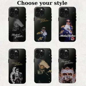 King Of Pop 90's Tough Phone Case -  MJ Retro Music Phone Cover For iPhone 17/16/15/14/13/12/11/X Plus Pro Max Mini, Gift for Fans