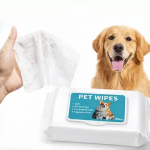 Soft Pet Wipes | Alcohol-Free & Safe for Pets | 80 Wipes Premium Pet Wipes | Gentle, Alcohol-Free, Safe for Pets outdoorfun