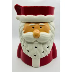 Santa Claus Wax Warmer - St. Nick Fragrance Warmer with NP5 Bulb for Holiday Decor - 4.5"x4.5"x6.25" Electric Warmer with 3 ft Cord - Safe Home Fragrance with No Flame Design