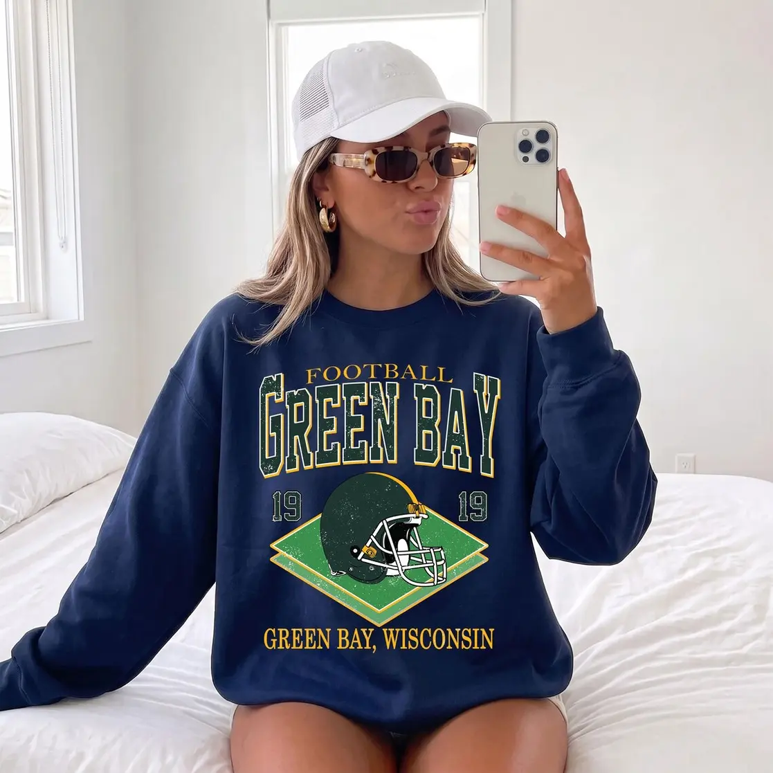 Vintage Green Bay Football Sweatshirt, Green Bay Football Shirt, Green Bay Shirt gifts for fans, Men's And Women's Shirts