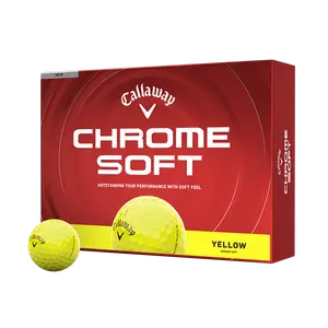 Callaway Golf Chrome Soft Yellow Golf Balls
