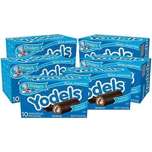 Drake's Yodels, 6 Boxes, 60 Twin-Wrapped Devils Food Cake Rolls