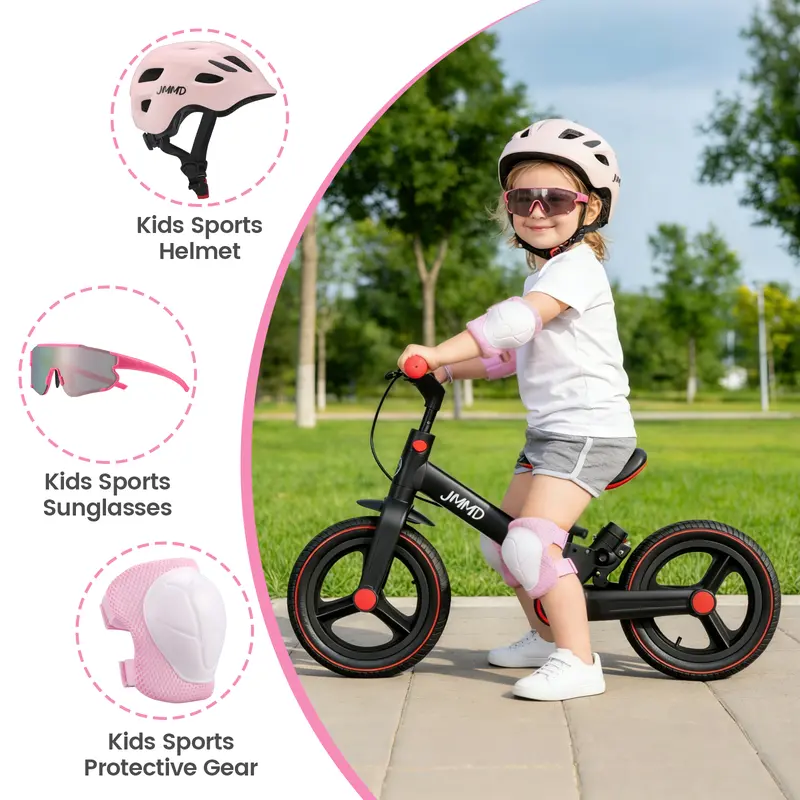 Product Introduction of 【ChristmasGifts】JMMD Multi-Functional 6-in-1 Toddler Bike for 18-60M Baby Balance Bike with Training Wheels, Pedals & Push Handle | Ride-On Toy with Brakes & Kickstand | First Birthday Gift for Baby Boys & Girls 1