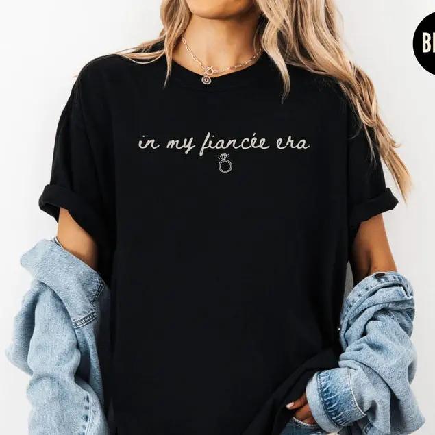 Comfort Colors In my Fiancée Era TShirt, Engaged Shirt, Future Mrs. Shirt, Engagement Gift, Bridal Shower Bride Shirt, Bachelorette Tee