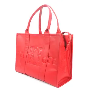 Women's fashionable tote bag, made of PU leather, large capacity, simple design, Zip closed, classic handbag, suitable for commuting, daily use, shopping, workplace and travel