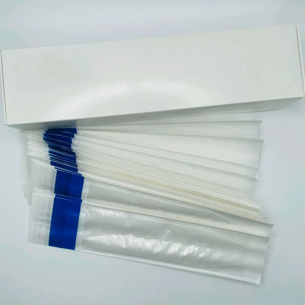 10 pack pen covers, self-adhesive sleeves.