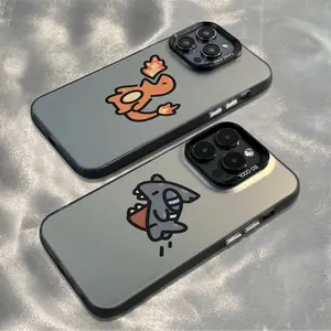 Creative Print Dragon & Shark Phone Case for Apple iPhone 17 16 Pro Max 15 14 Plus 13 12 11 Pro XS Max & SAMSUNG S25-22 Anti-Drop Scratch-Resistant Protection