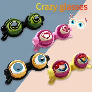 Fun Quirky Novelty Glasses for Kids, Prank Toy Party Favors for Easter Christmas Birthday